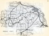 Wabasha County, Shester, Mount Pleasant, Gillford, West Albany, Hyde Park, Mazeppa, Zumbro, Oakwood, Highland, Minnesota State Atlas 1954